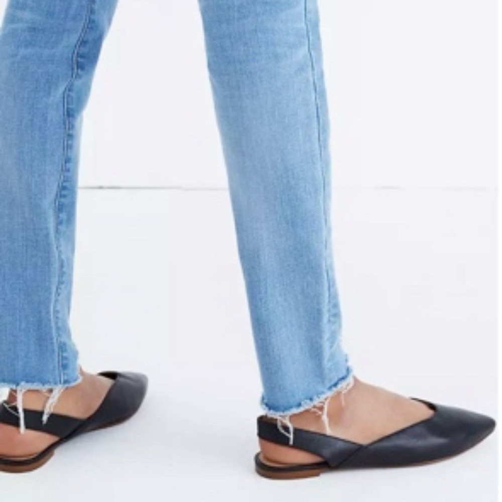 Ava leather slingback mules